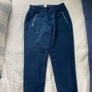 JCREW navy cropped pants